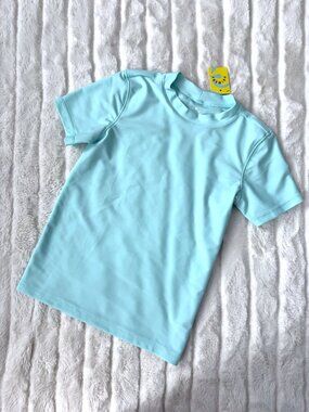 NWT Kids Primary Rash Guard (Blue) 8-9